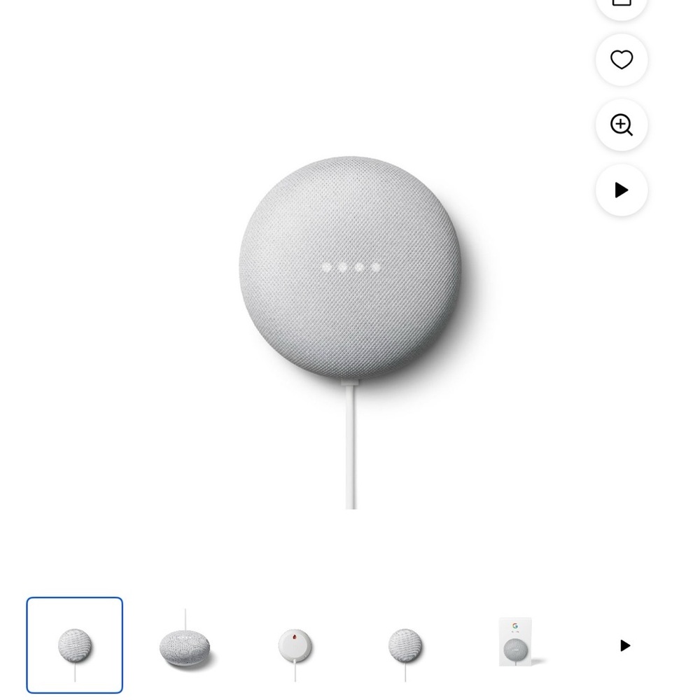 Smart Speaker in Light Gray